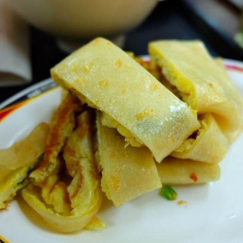 台湾の朝食ダンピンの写真