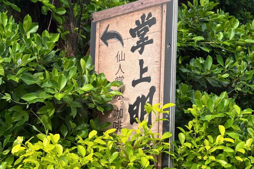 掌上明珠仙人掌氷淇淋の看板